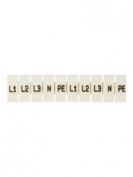 Маркеры для JXB-ST 1,5 с символами "L1, L2, L3, N, PE" (100 шт.) EKF PROxima Маркеры для JXB-ST 1,5 с символами "L1, L2, L3, N, PE" (100 шт.) EKF PROxima