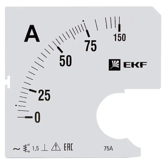 Шкала сменная для A961 75/5А-1,5 EKF PROxima Шкала сменная для A961 75/5А-1,5 EKF PROxima