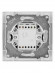 Выключатель 2-х кл. 10А черный "Сенеж" TDM