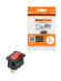 Выключатель клавишный KCD1-101N 12В AC/DC, 1P, 15А, (3с), ON-OFF, черный корпус, красная клавиша с LED подсветкой, Mini TDM Выключатель клавишный KCD1-101N 12В AC/DC, 1P, 15А, (3с), ON-OFF, черный корпус, красная клавиша с LED подсветкой, Mini TDM