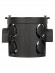 Установочная коробка СП D68х62мм, углубленная, саморезы, стыковочные узлы, черная, IP20, TDM