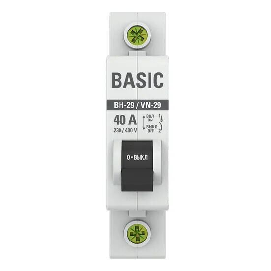 Выключатель нагрузки 1P 40А ВН-29 Basic