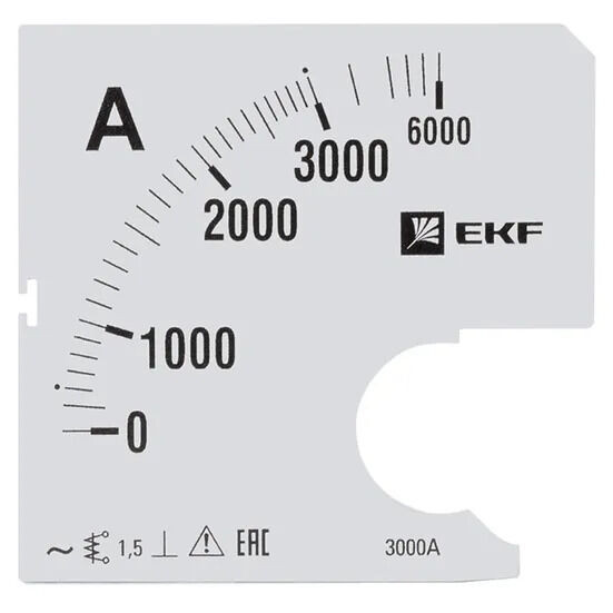 Шкала сменная для A961 3000/5А-1,5 EKF PROxima Шкала сменная для A961 3000/5А-1,5 EKF PROxima