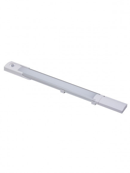 Светильник LED400х37 линейный, 2,5 Вт, акк.Li-Pol 900 mAh, датчик движ. и освещ, USB, TDM
