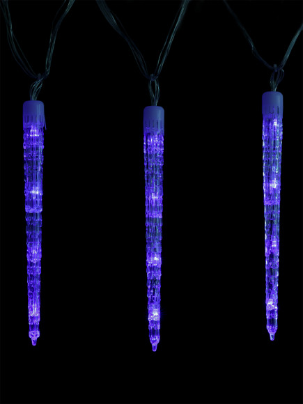Гирлянда светодиодная "Сосульки фигурные" 2,1 м, 32LED, 8 шт, синий, 8 режимов, 250 В, IP20, TDM