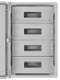 Бокс ЩРН-П-60 модулей, ABS, IP65, от -45 до +75 °С, навесной, (400х600х200) TDM
