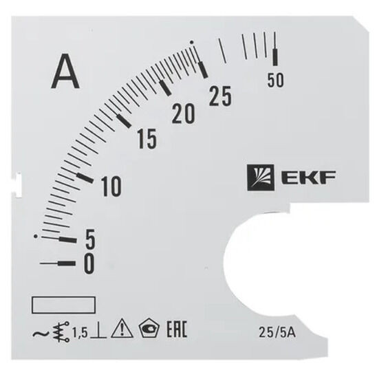 Шкала сменная для A961 25/5А-1,5 EKF PROxima Шкала сменная для A961 25/5А-1,5 EKF PROxima