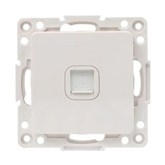 Стокгольм Механизм Розетки RJ-45 1-местной белый EKF PROxima Стокгольм Механизм Розетки RJ-45 1-местной белый EKF PROxima