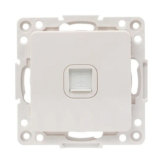 Стокгольм Механизм Розетки RJ-45 1-местной белый EKF PROxima Стокгольм Механизм Розетки RJ-45 1-местной белый EKF PROxima