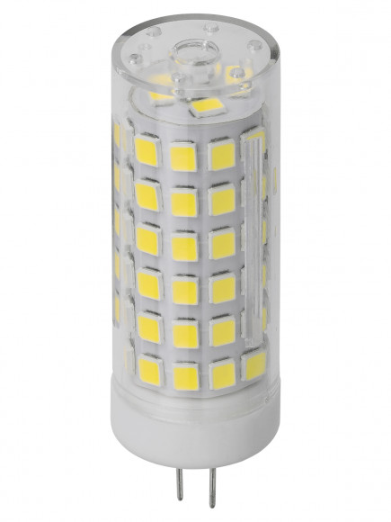 Лампа светодиодная G4-7 Вт-230 В-6500 К, SMD, 18,5x57 мм TDM