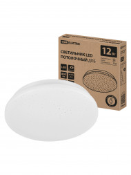 Светильник LED потолочный ДПБ 02, 12 Вт, 4000 К, Звездное небо, TDM Светильник LED потолочный ДПБ 02, 12 Вт, 4000 К, Звездное небо, TDM