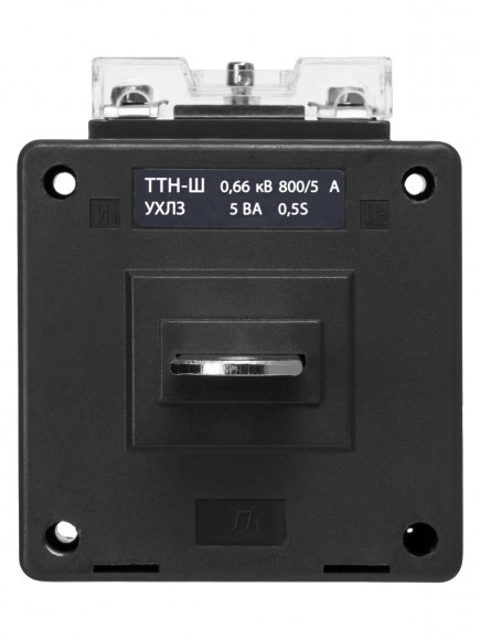 Трансформатор тока измерительный с шиной ТТН-Ш 800/5- 5VA/0,5S-Р TDM