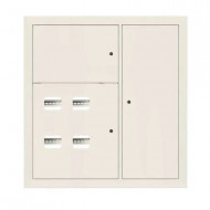 Щит этажный 4 кв. RAL9001 (1000х950х150) EKF Basic