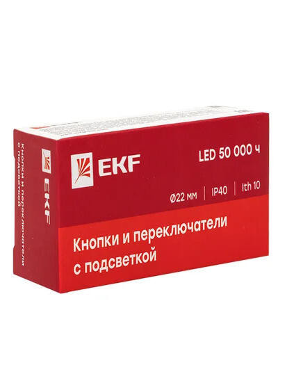 Переключатель BD33 3P c синей подсветкой 230В NO EKF PROxima Переключатель BD33 3P c синей подсветкой 230В NO EKF PROxima