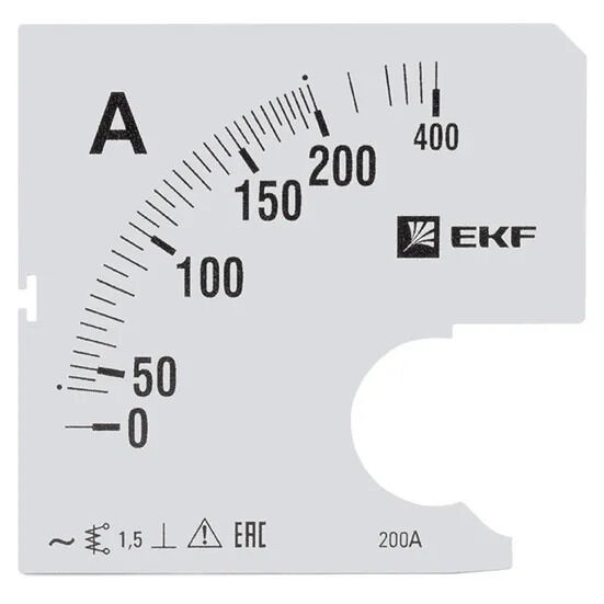 Шкала сменная для A961 200/5А-1,5 EKF PROxima Шкала сменная для A961 200/5А-1,5 EKF PROxima