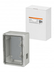 Бокс пластиковый ЩМП-0-2, прозр., крышка ABS, IP65, -45 до +75 С, навесной, (350x250x150) TDM