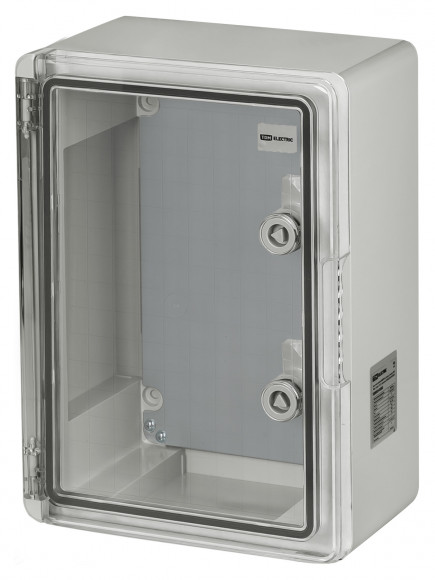 Бокс пластиковый ЩМП-0-2, прозр., крышка ABS, IP65, -45 до +75 С, навесной, (350x250x150) TDM