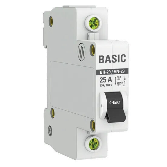 Выключатель нагрузки 1P 25А ВН-29 Basic