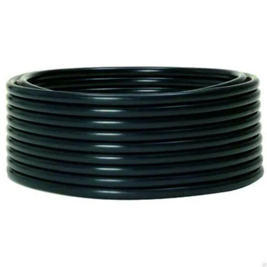 Труба гладкая ПНД жесткая d40 мм (100 м) черная EKF-Plast
